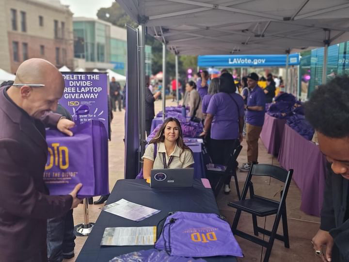 DTD Booth and merchandise